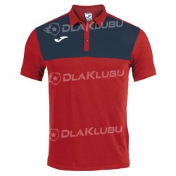 Koszulka polo JOMA Winner czerwono-granatowa