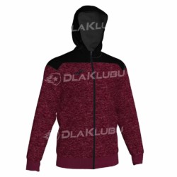 Bluza dresowa z kapturem JOMA Winner bordowo czarna