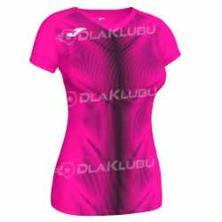 Koszulka biegowa damska JOMA Olimpia różowo czarna