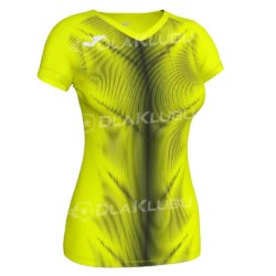 Koszulka biegowa damska JOMA Olimpia żółto czarna