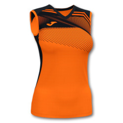 Koszulka damska siatkarska Joma Supernova II pomarańczowo czarna 901126.881
